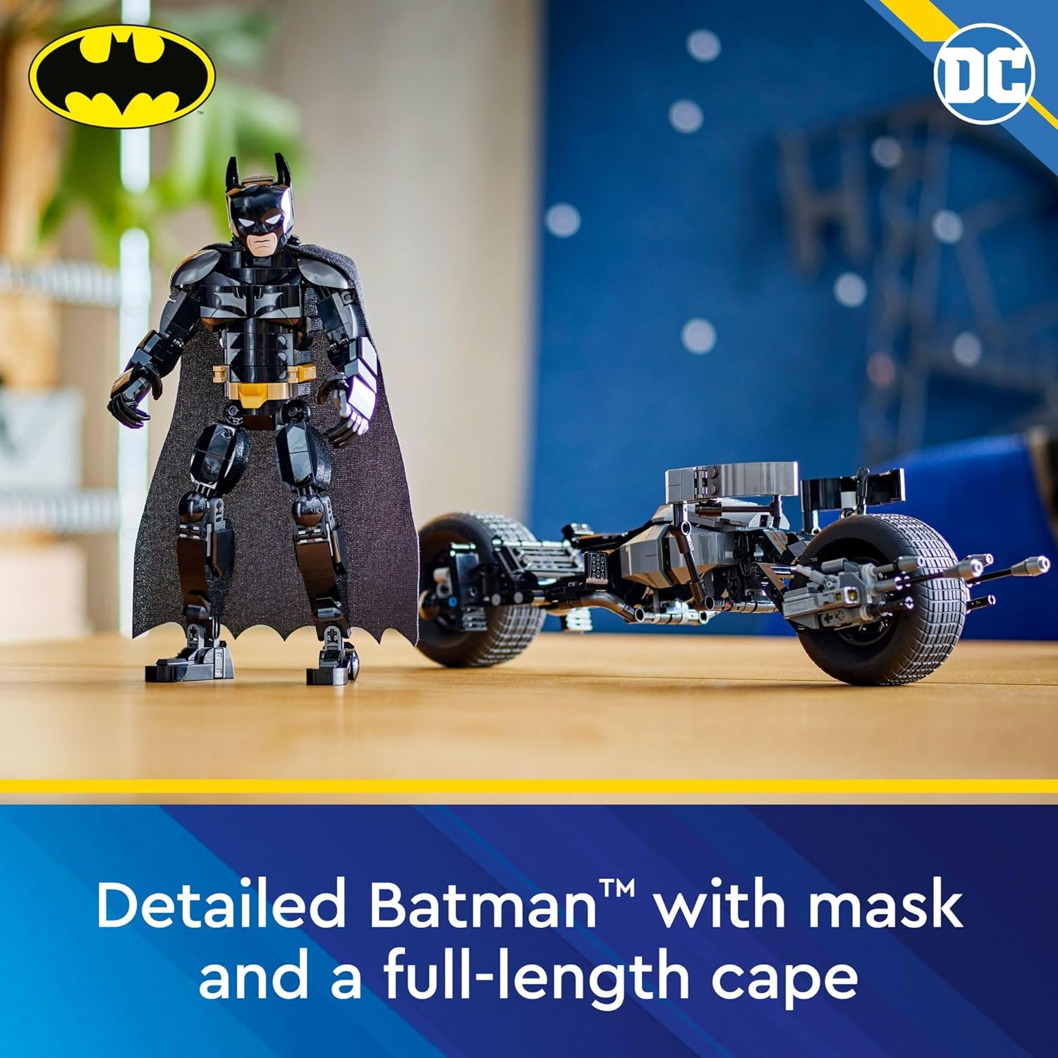 LEGO DC Batman & Bat-Pod Bike 76273 – Fun Dark Knight Action Figure Set for Kids 2 LEGO DC Batman