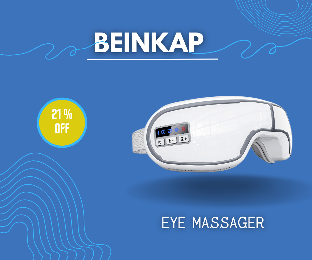 Amazing Relief Awaits: Beinkap Heated Eye Massager - Now 21% Off! 1