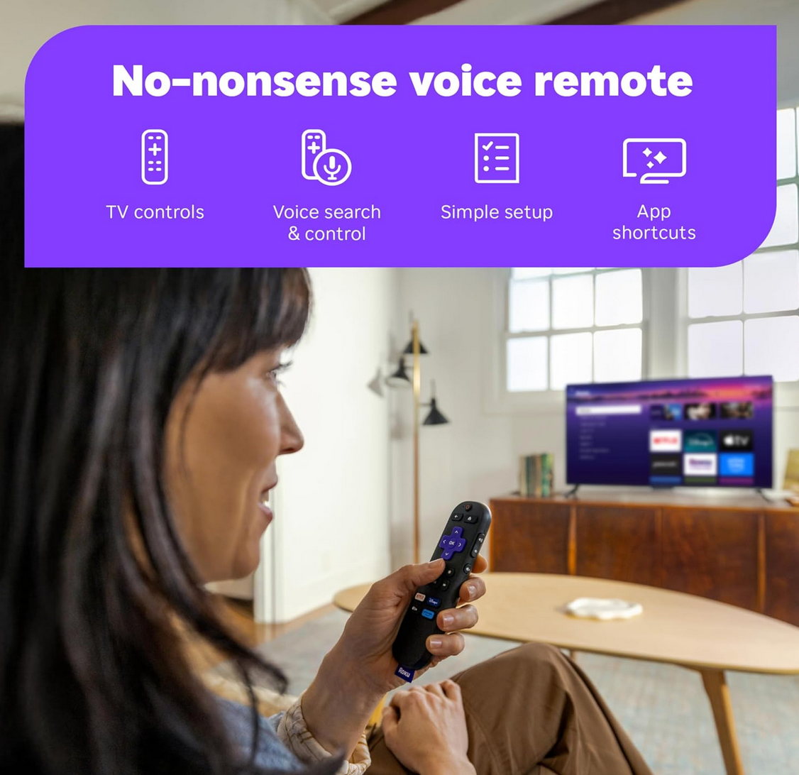 Stick close-up: Roku Streaming Stick 4K HDMI device for TV