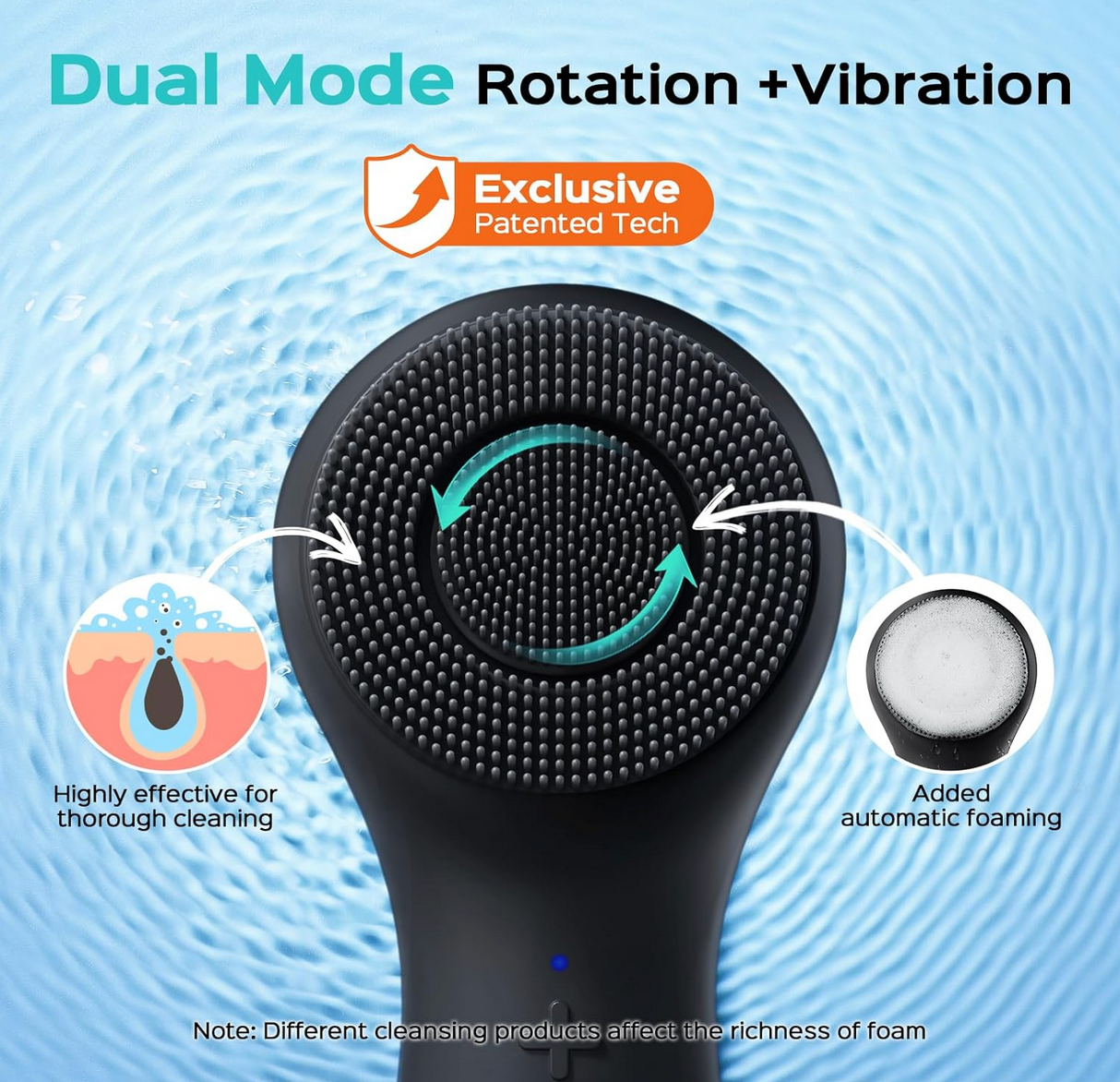 Amazing COSLUS 2-in-1 Scrubber Review: The Ultimate At-Home Facial 2 Incredible COSLUS black 2-in-1 electric facial cleansing scrubber