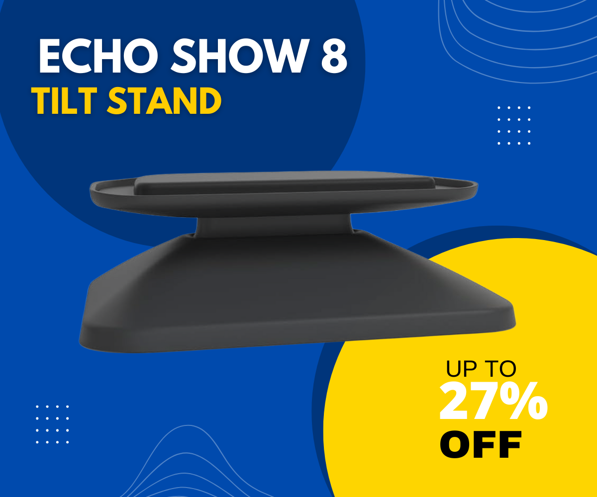 Tilt Stand for Echo Show 8 (3rd Gen, 2023) in Charcoal