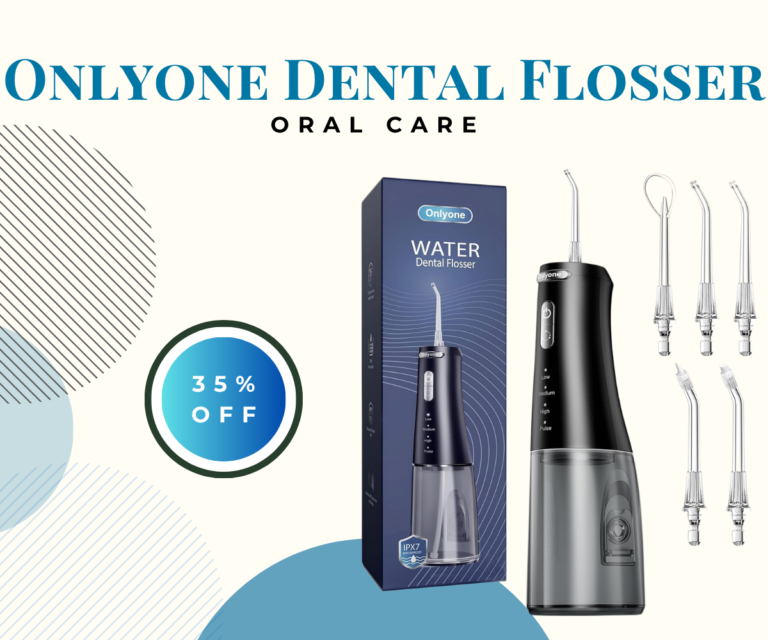 Revolutionary & Dentist-Approved: Why the Onlyone Water Flosser is Dominating Oral Care (35% OFF!) 8 Onlyone Water Dental Flosser with 5 jet tips and 300ml tank