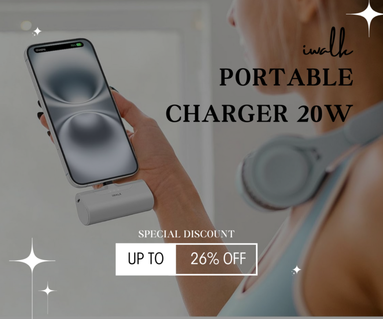 iWALK Portable Charger 20W Review: The Ultimate Tiny Power Bank for Your iPhone 17/16/15 12 iWALK small white 20W portable charger and power bank for iPhone