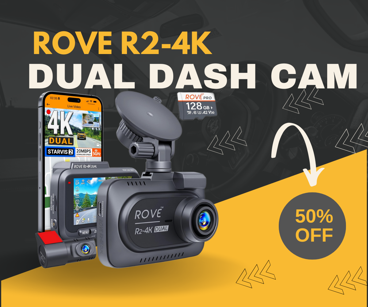 ROVE R2-4K DUAL Dash Cam