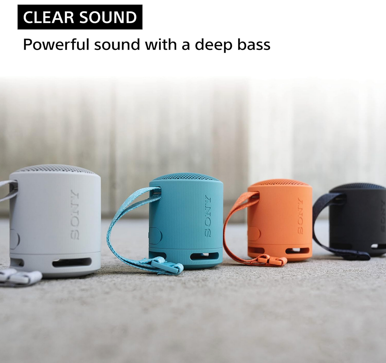Sony SRS-XB100 Speaker: Best Wireless Bluetooth Deal of 2025 – Now 45% OFF! 3 Sony SRS-XB100 speaker with versatile carry strap.