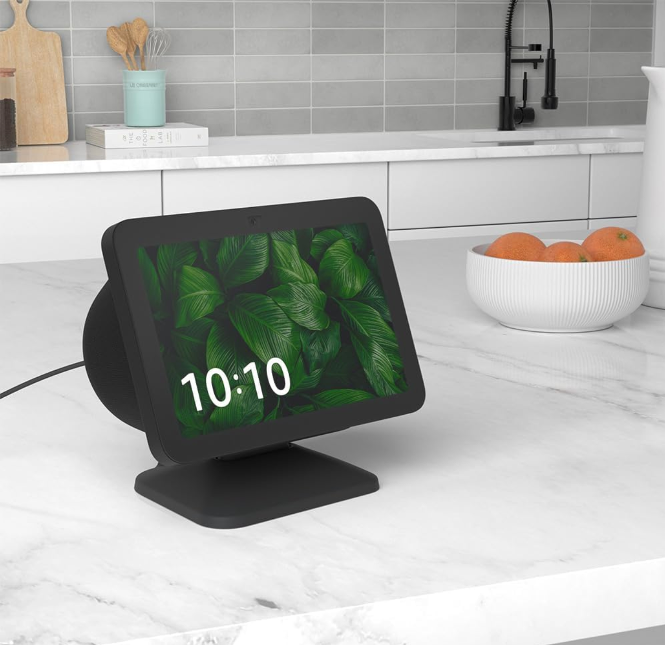 Game-Changing Echo Show 8 Tilt Stand – Best Display Experience 2 Tilt Stand for Echo Show 8 (3rd Gen, 2023) in Charcoal – adjustable smart display stand.