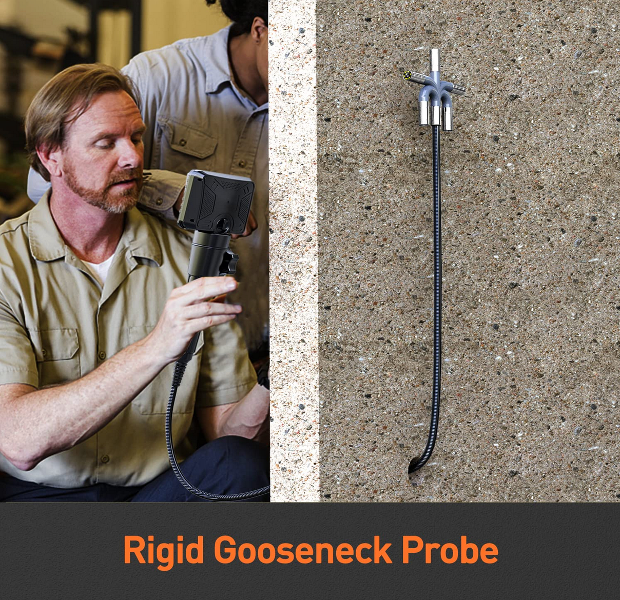 Flexible inspection cable demonstration