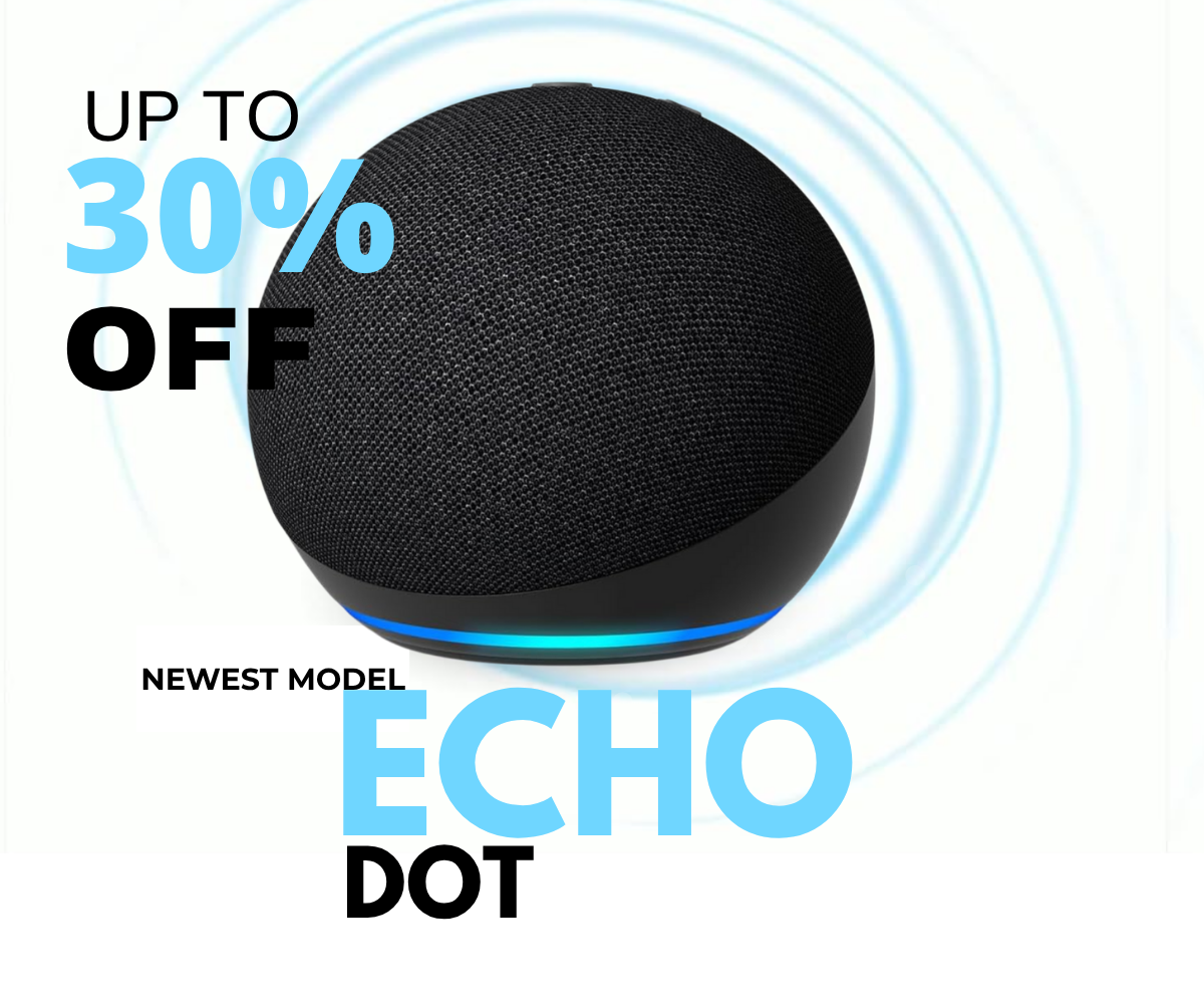 Amazon Echo Dot smart speaker in charcoal color